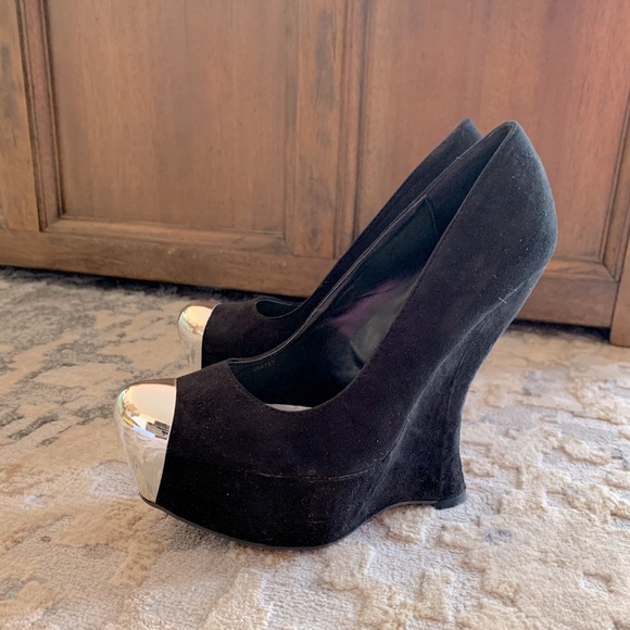 Charlotte Russe Shoes - Charlotte Russe mirror wedge heel
